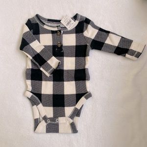 Infant Boys size 0-3M Old Navy Buffalo Plaid